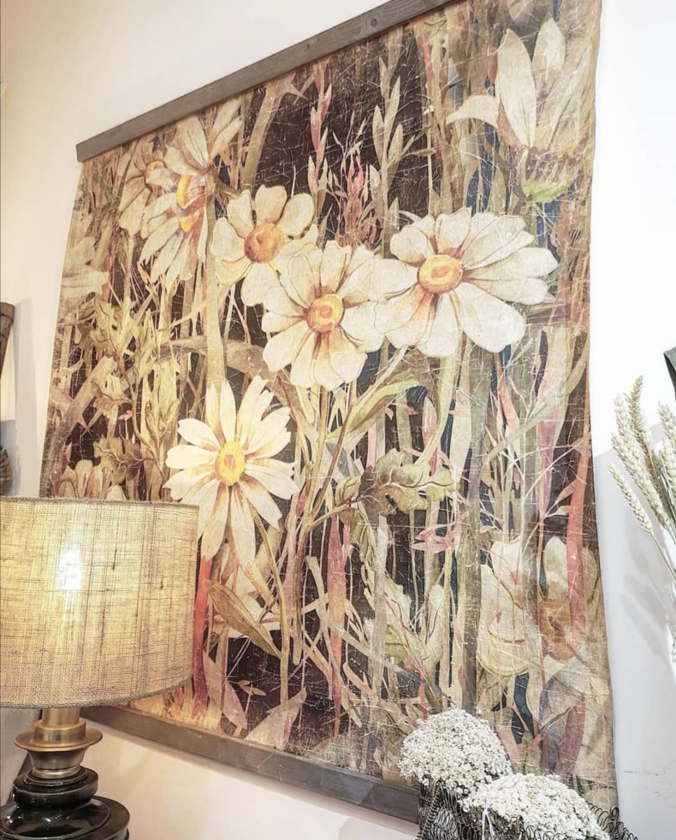 Tenture murale fleurs - LilARosa
