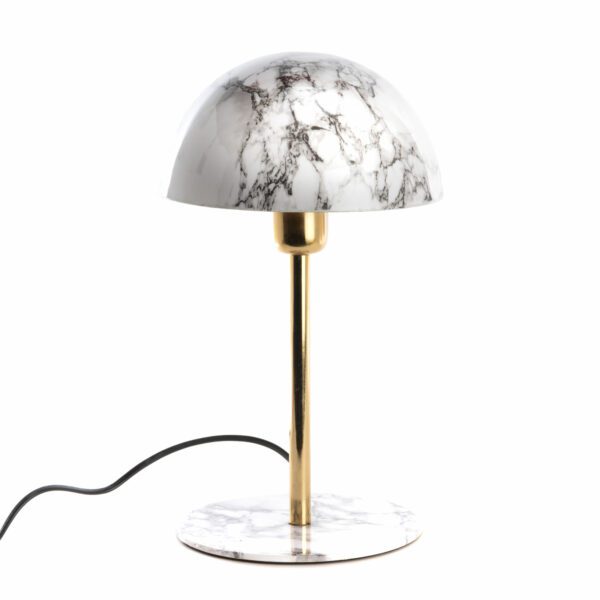 Lampe BASILE, marbre blanc