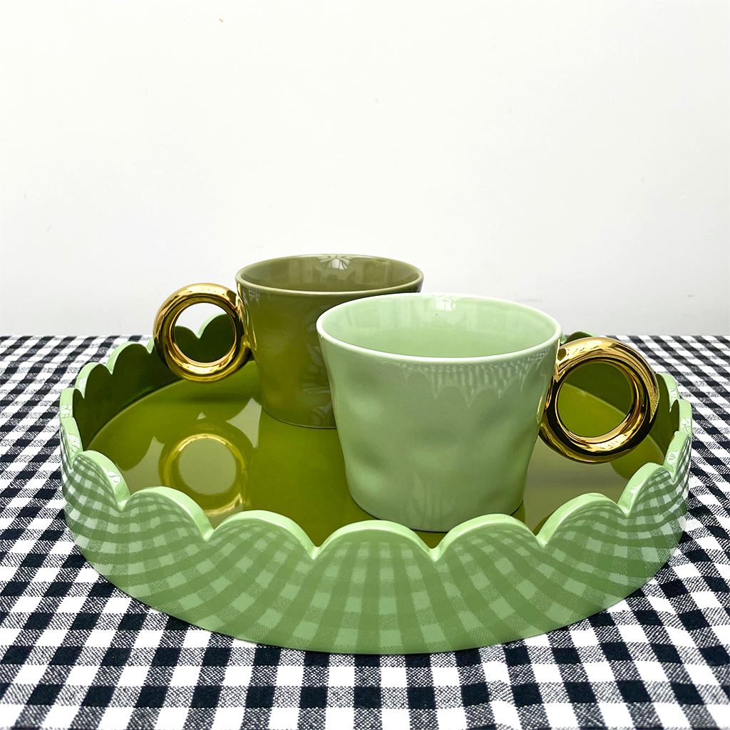 Tasse Matin CÂLIN Matcha – Faïence fine D10,4 x H7,8 cm – Image 2