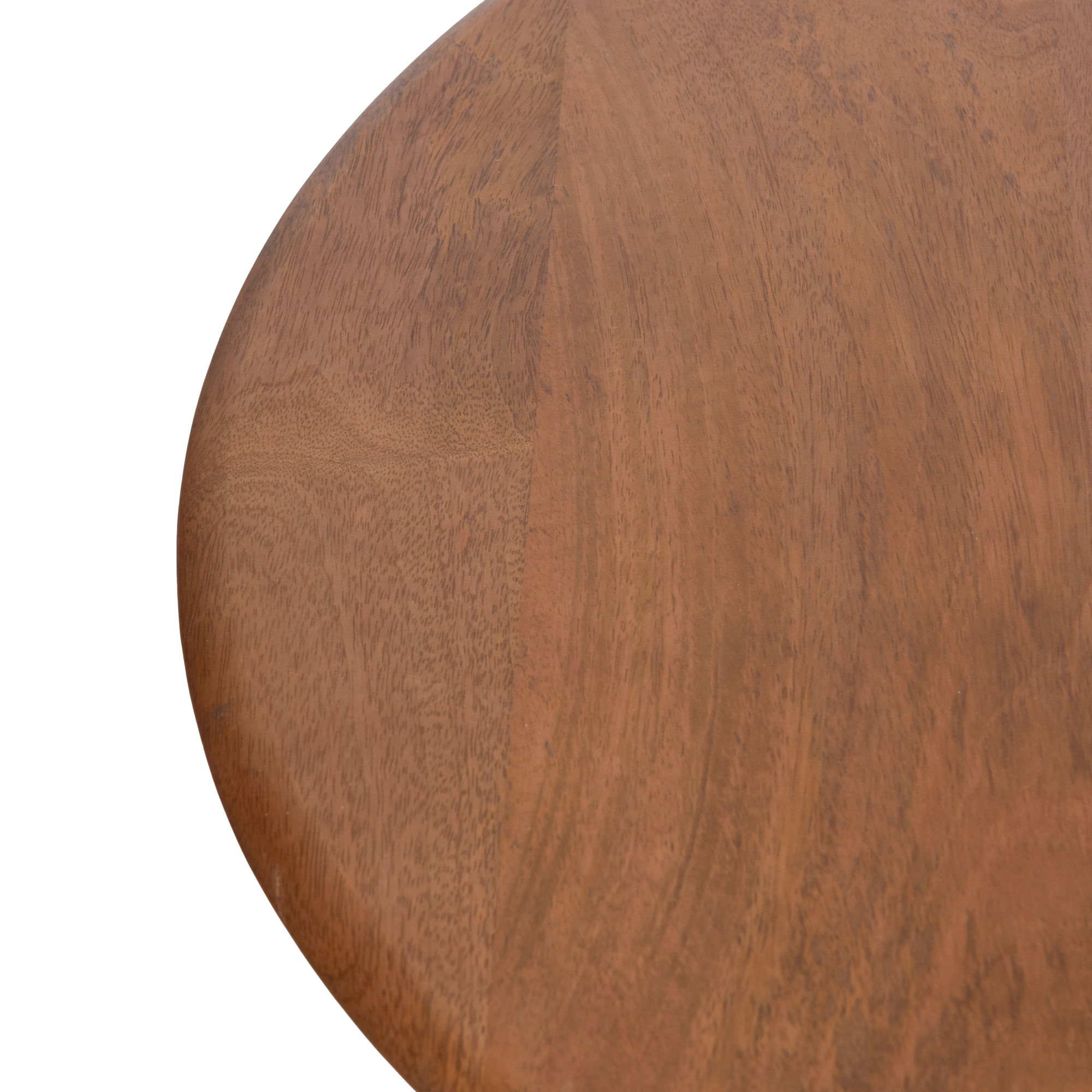 Lot de 2 Bouts de Canapé DARI – Design Contemporain Bois de Manguier et Métal Conique – Image 3