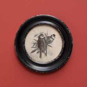 Cadre rond MÉSANGES