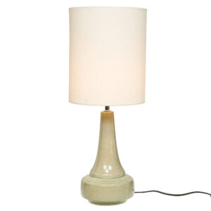 Lampe OCTAVIE verte en céramique