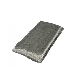Plaid LINEN 1996 100% lin anthracite
