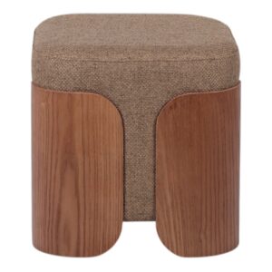 pouf aubepine marron