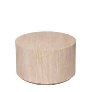 Table Basse ROD en MDF, effet travertin