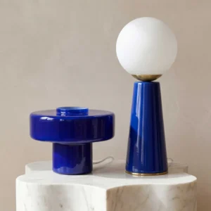 Lampe colyne bleu