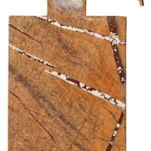 Planche à découper marbre marron forêt 30x15