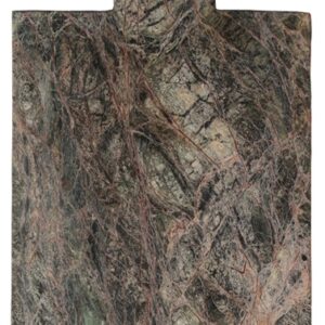 Planche à découper rectangle marbre vert forêt 39x23