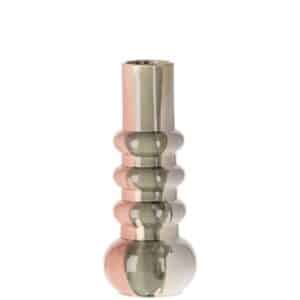 Vase Niji rose/gris/blanc gm