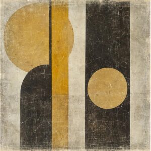 panneau papier froissé collection alexia golden hour 120x120cm