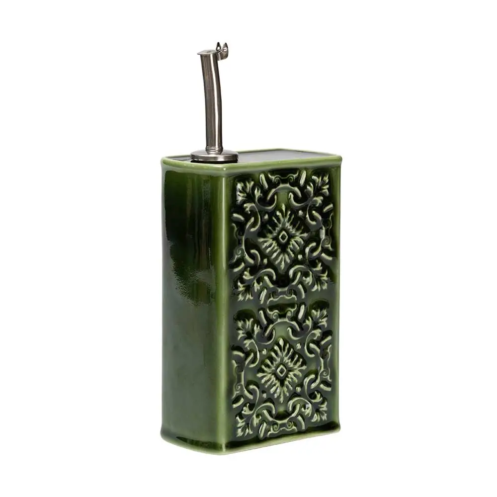 Huilier AZULEJO vert | Flacon en Céramique Artisanale 500ml – Image 5