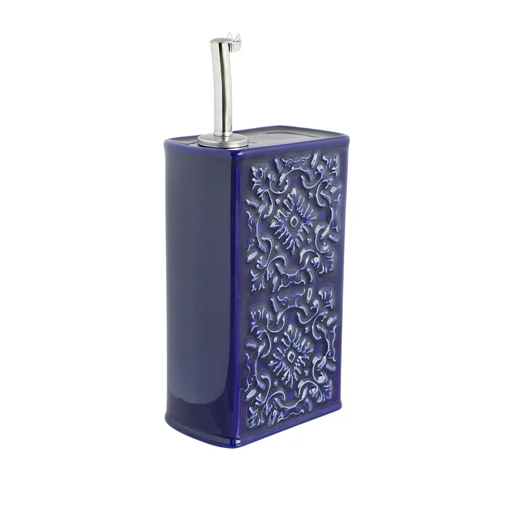 Huilier AZULEJO bleu | Flacon en Céramique Artisanale 500ml – Image 4