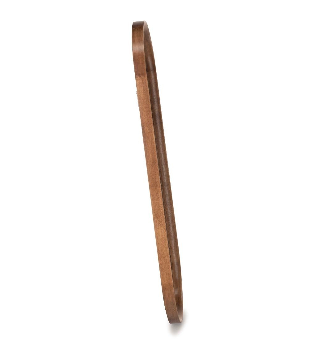 Miroir LAOUL Ovale | Bois de noyer 54 x H160 cm – Image 2