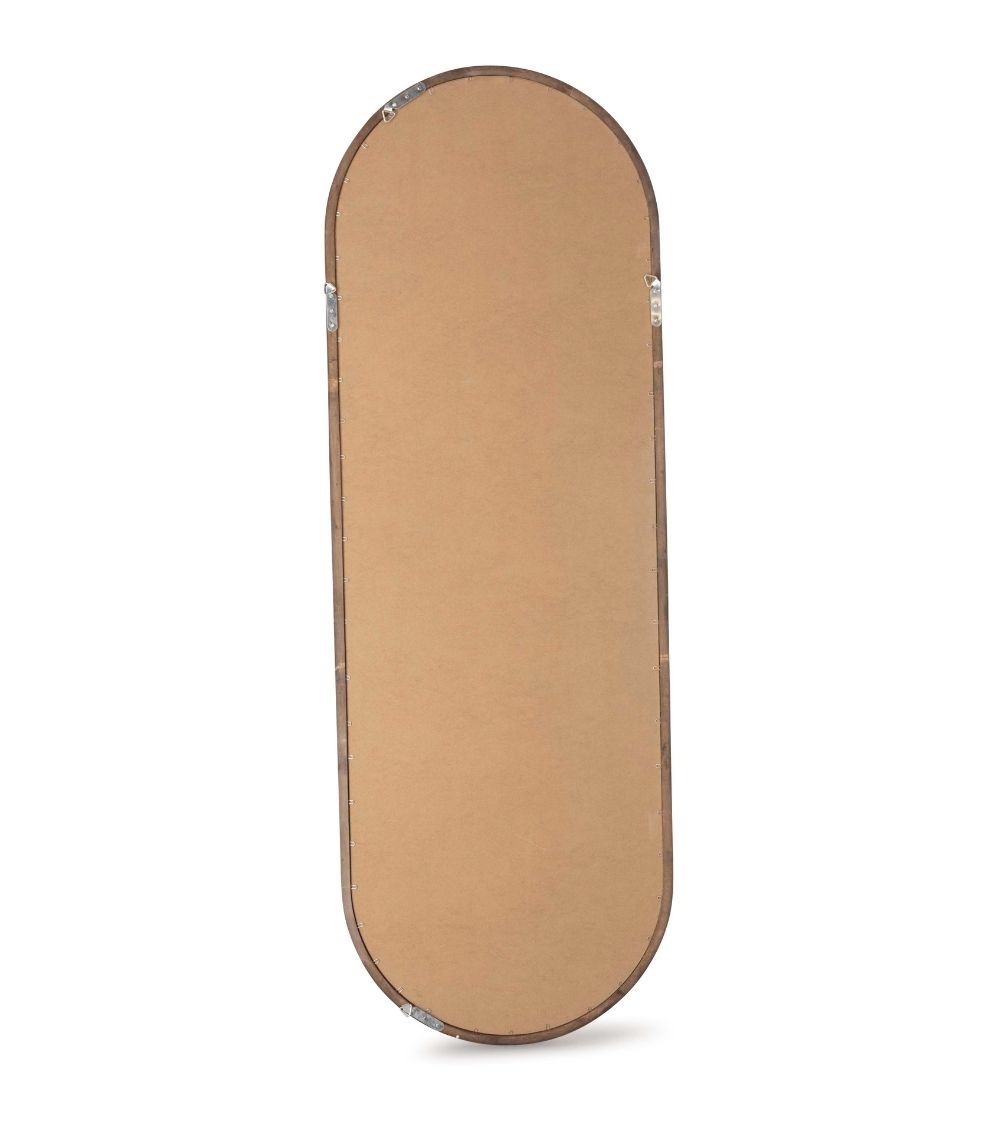 Miroir LAOUL Ovale | Bois de noyer 54 x H160 cm – Image 3