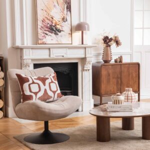 Coussin ABSTRAIT marron