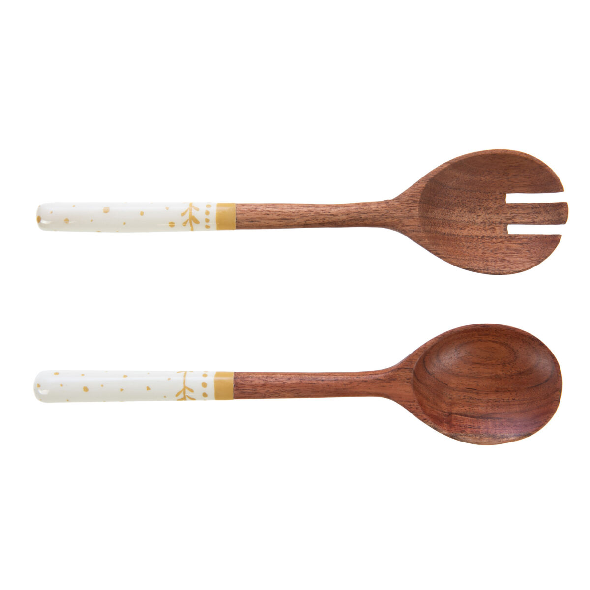 Lot de 2 couverts ROMY en bois d'acacia