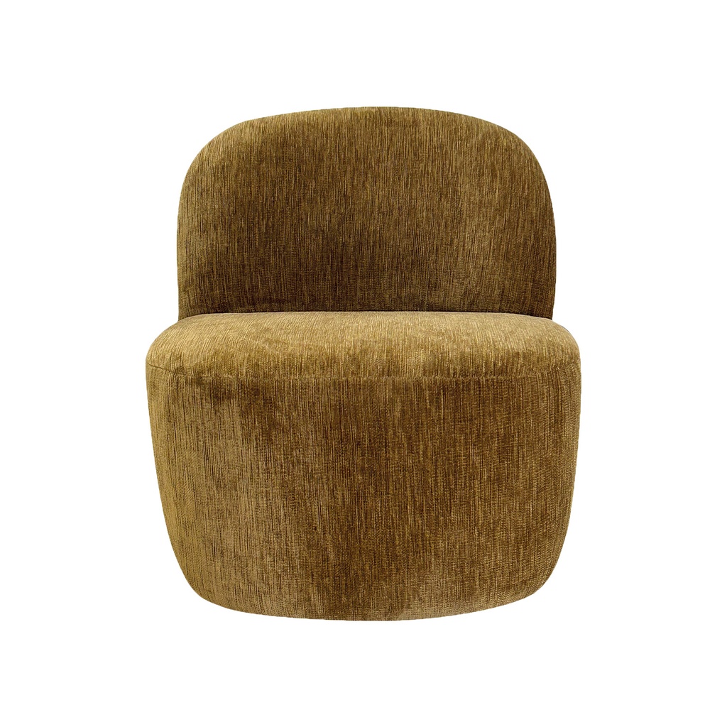 Fauteuil POP Vert Olive | Forme ronde Style Lounge – Image 2
