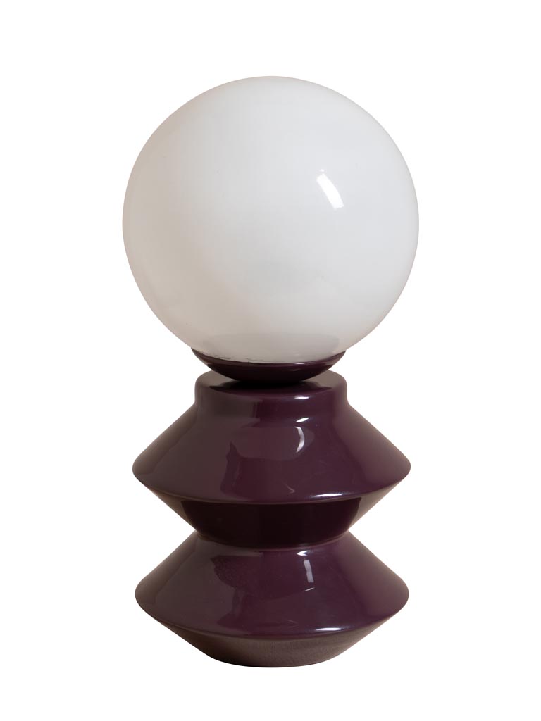 Lampe ZOU Violette | Globe Opalin – Image 4