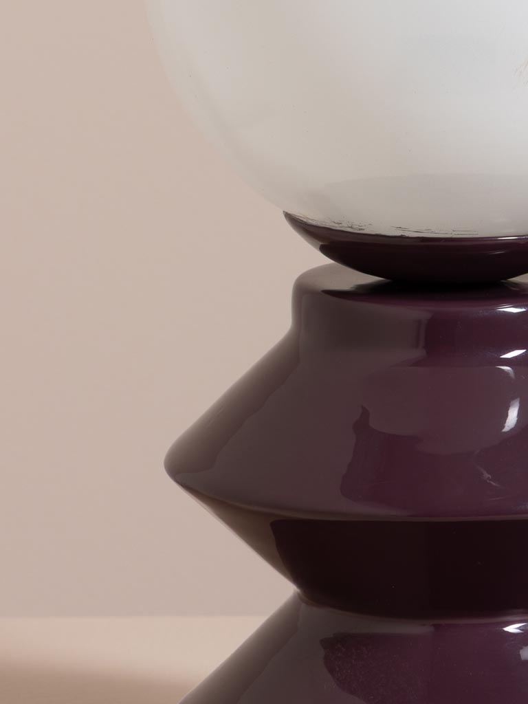 Lampe ZOU Violette | Globe Opalin – Image 3