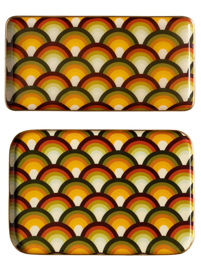 Plateau ARCS GROOVY Rectangulaire | Seventies 30x15cm – Image 2
