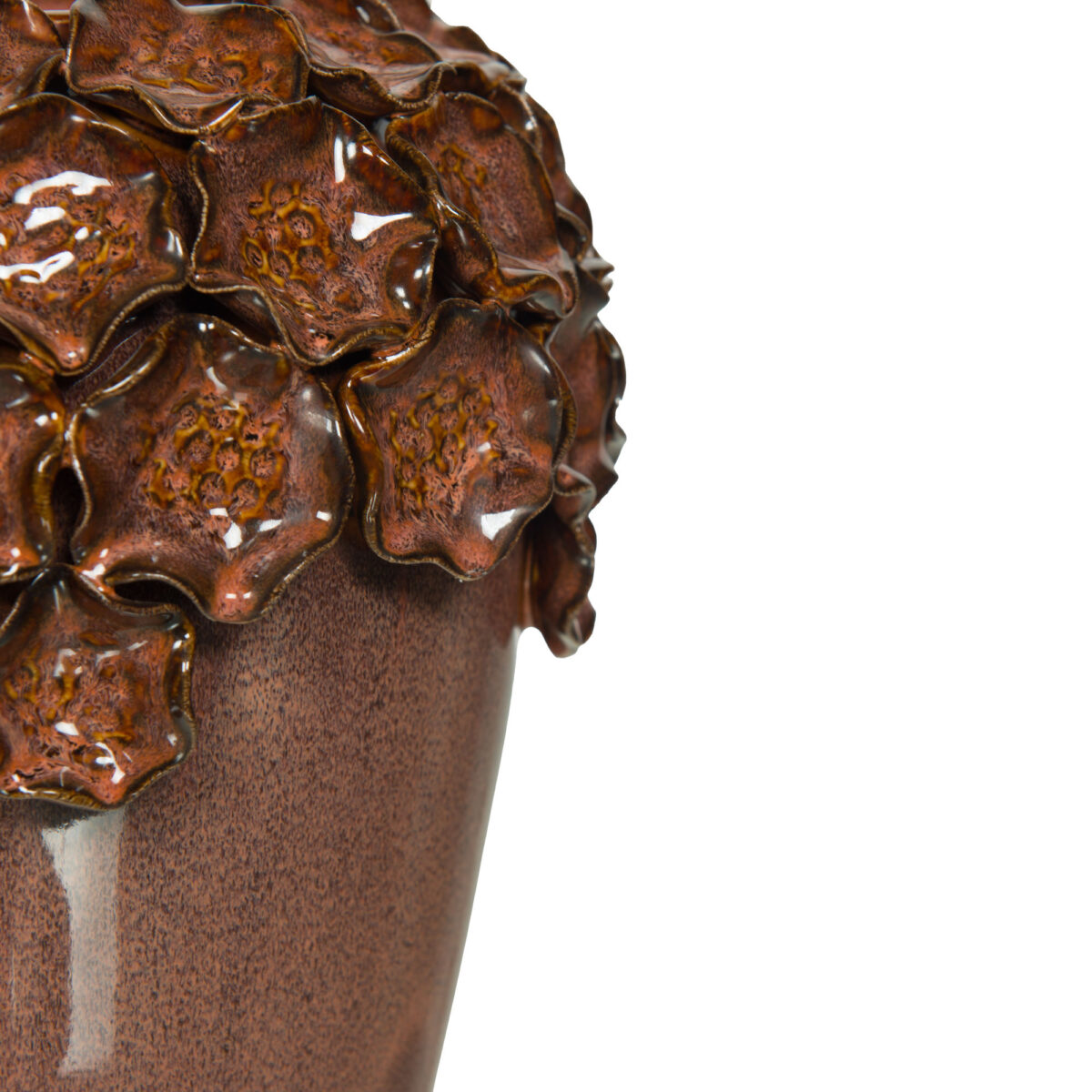 Vase FEOLIA | Céramique Marron – Image 2