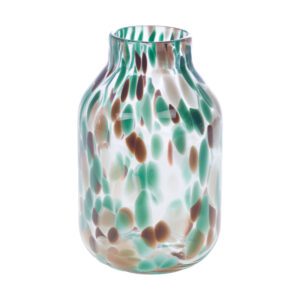 Vase IZAK en verre moucheté