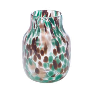 Vase IZAK en verre moucheté