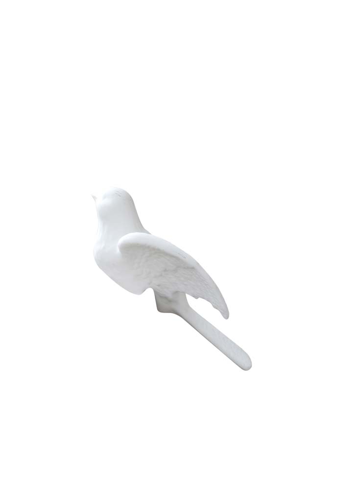 Colombe décorative blanche | Biscuit de Céramique – Image 2