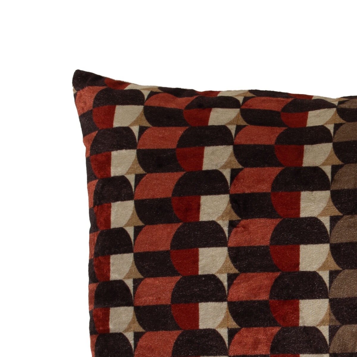 Coussin MOSAÏQUE | Coton Imprimé Multicolore 80x40cm – Image 2