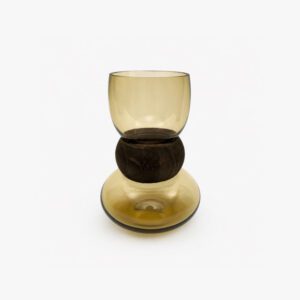 vase amber ring hauteur 23